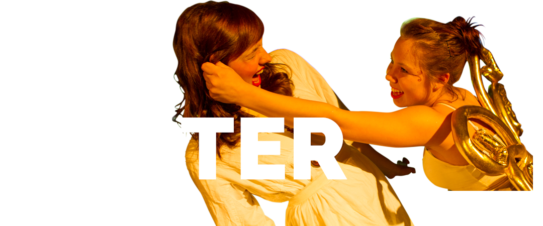 Linjefaget Teater To piger i teaterforestilling
